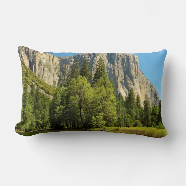 Yosemite från dalbotten, Sierra-Nevada Lumbarkudde (Framsida)