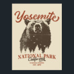 Yosemite Grizzly Bear California National Park Poster<br><div class="desc">Redo att ge dig i väg till äventyr utanför dörren? Yosemite nationalpark t-shirt är ett val av perfekt. Med en djärv svart björn och ett kuperat skogslandskap kommer den här skjortan att inspirera dig att utforska och anamma naturen. Släpp ut din inre exploatör och missa inte chansen att ta in...</div>