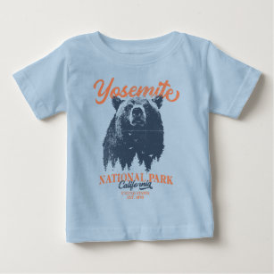 Yosemite Grizzly Bear California National Park T Shirt