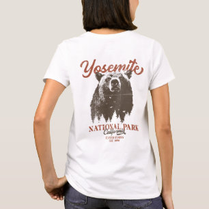 Yosemite Grizzly Bear California National Park T Shirt