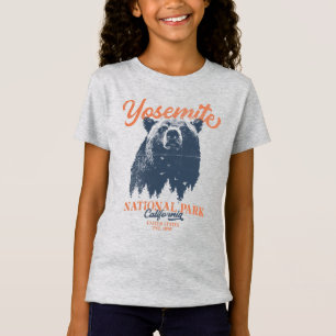 Yosemite Grizzly Bear California National Park T Shirt