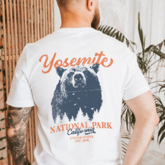 Yosemite Grizzly Bear California National Park T Shirt