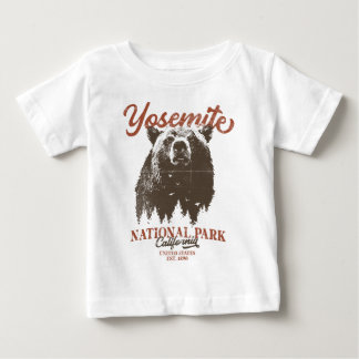 Yosemite Grizzly Bear California National Park T Shirt