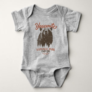 Yosemite Grizzly Bear California National Park T Shirt