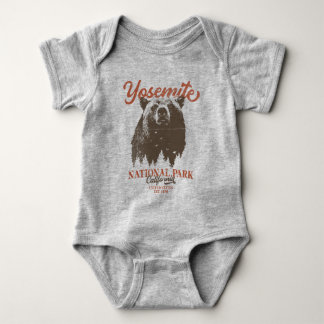 Yosemite Grizzly Bear California National Park T Shirt