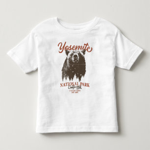 Yosemite Grizzly Bear California National Park T Shirt