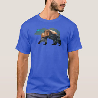 Yosemite Half Dome Björn Överstorlek T Shirt