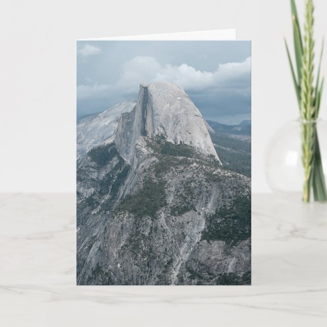 Yosemite Half Dome Blank Folded Greeting Card Kort (Framsida)