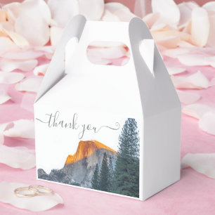 Yosemite, halv Dome Sunset Tack Bröllop Presentaskar