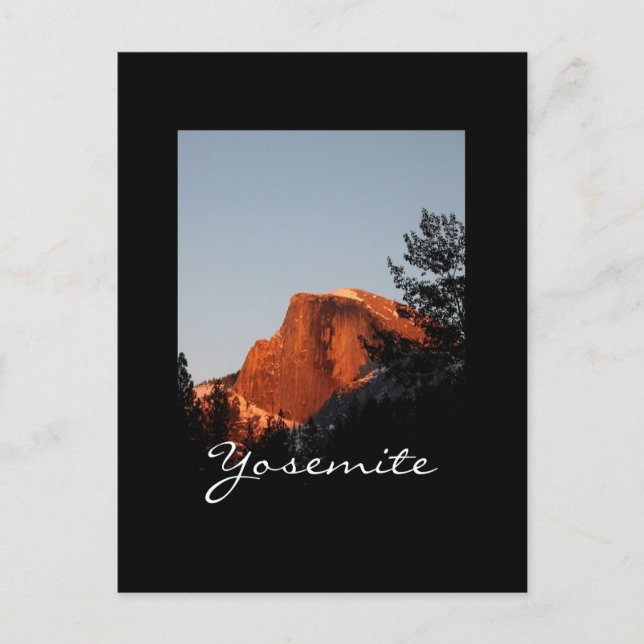 Yosemite halv Dome Vykort (Framsida)