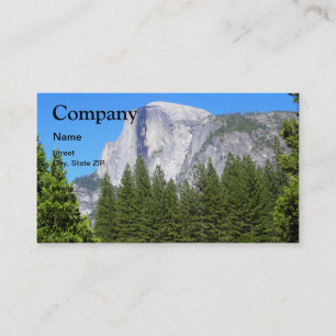 Yosemite halv kupol visitkort
