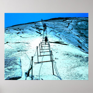 Yosemite-halvdome-kablar Poster