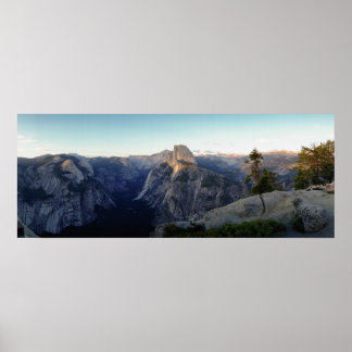 Yosemite Halvdome Panorama Poster