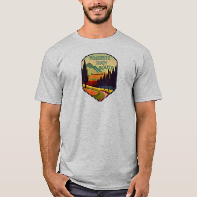 Yosemite High Route Färg T Shirt (Framsida)