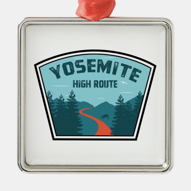 Yosemite High Route Julgransprydnad Metall (Framsidan)