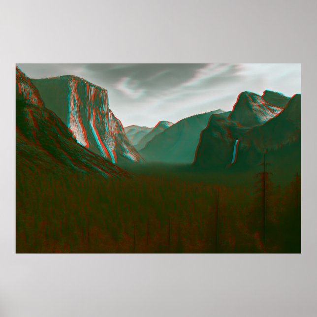 Yosemite i 3D Poster (Framsidan)
