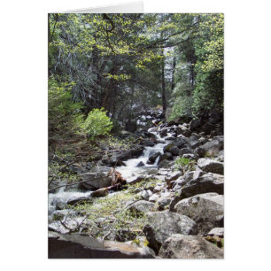 Yosemite i Springtime: Bridalveil Falls Trail OBS Kort