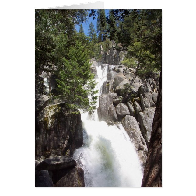 Yosemite i Springtime: Chilnualna Falls OBS Kort (Framsidan)