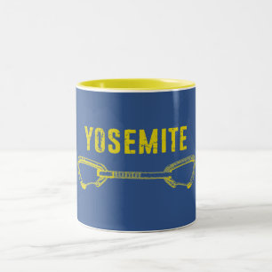 Yosemite-klätterkvickdraw Två-Tonad Mugg