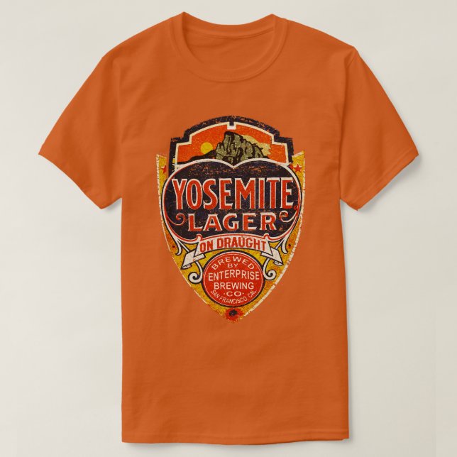 Yosemite Lager T Shirt (Design framsida)