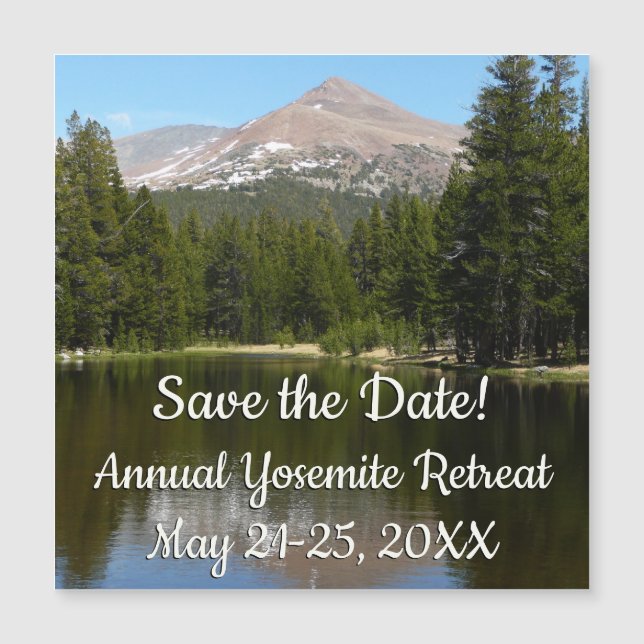 Yosemite Lake Reflektion (Framsida)