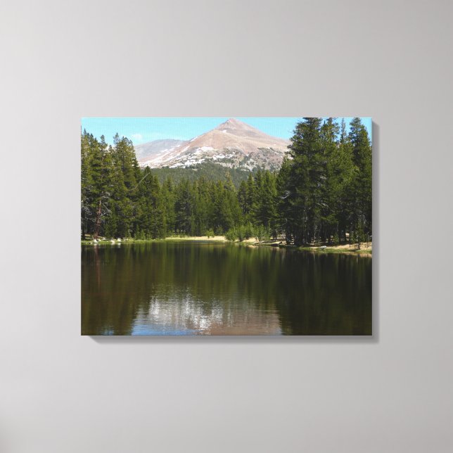 Yosemite Lake Reflektion Canvastryck (Framsida)