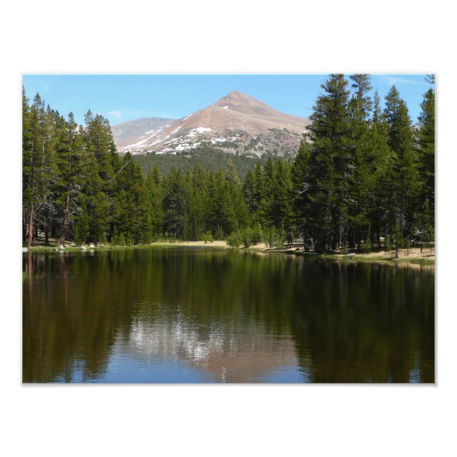 Yosemite Lake Reflektion Fototryck (Framsidan)
