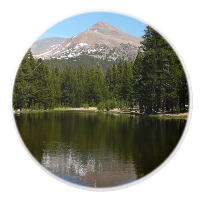 Yosemite Lake Reflektion Knopp (Framsidan)