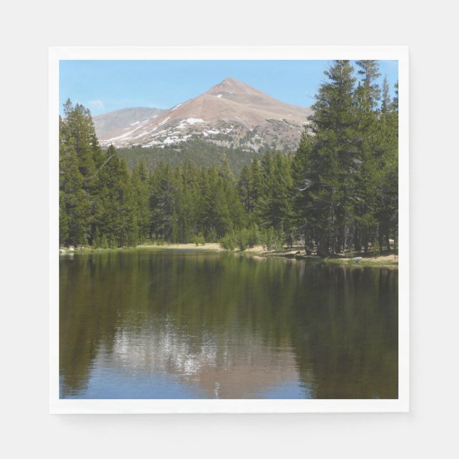 Yosemite Lake Reflektion Pappersservett (Framsidan)