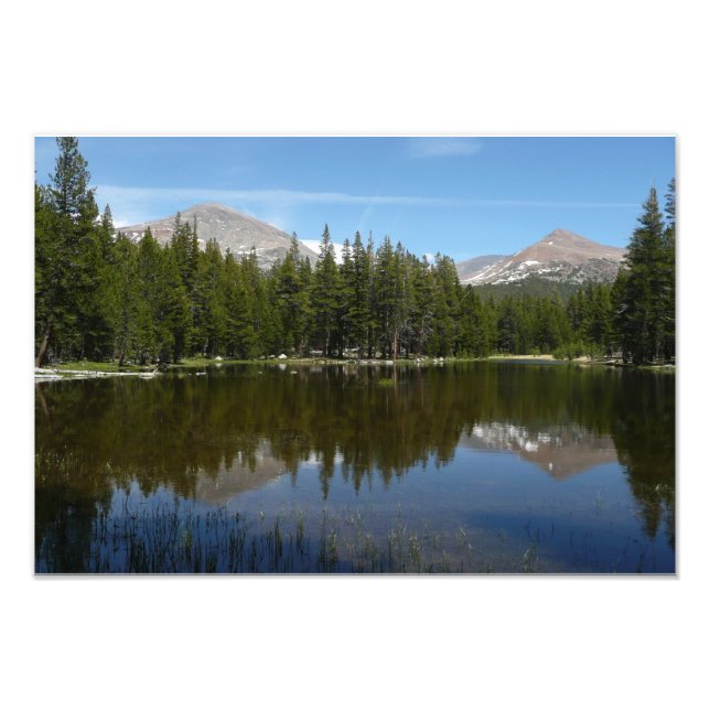 Yosemite Lake Reflexion Fototryck (Framsidan)