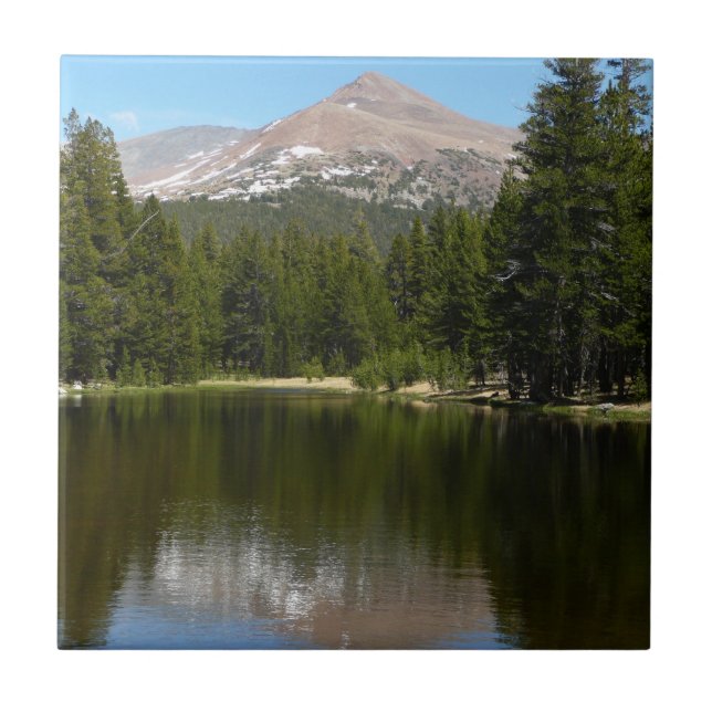 Yosemite Lake Reflexion Kakelplatta (Framsidan)