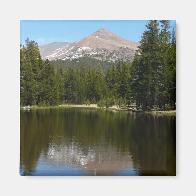 Yosemite Lake Reflexion Magnet (Framsidan)