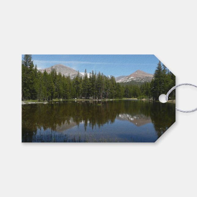 Yosemite Lake Reflexion Presentetikett (Framsidan (Horisontell))