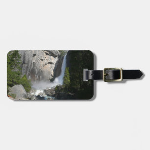 Yosemite Lower Falls vid Lower Yosemite Falls Trai Bagagebricka