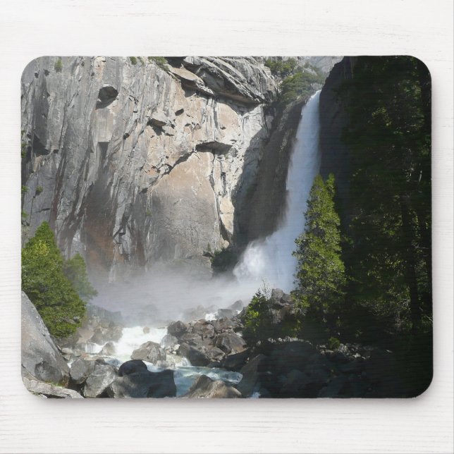 Yosemite Lower Falls vid Lower Yosemite Falls Trai Musmatta (Framsidan)