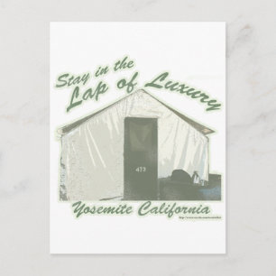 Yosemite Luxury Humor Travel Slogan Vykort