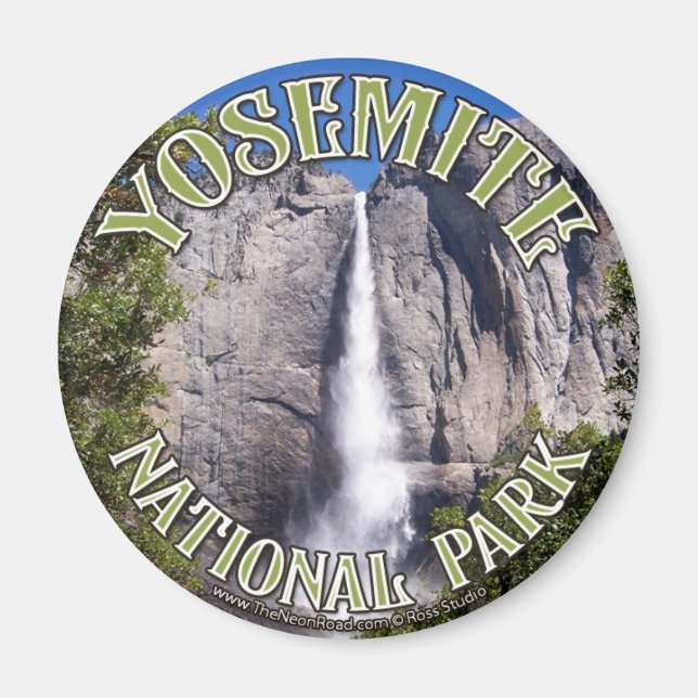 Yosemite Magnet 3 Round (Framsidan)
