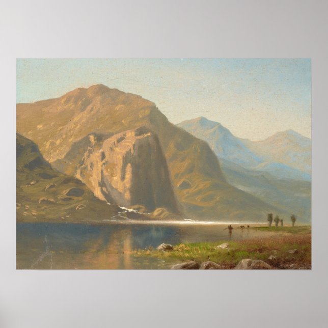 Yosemite Majestic Landscape av Albert Bierstadt Poster (Framsidan)