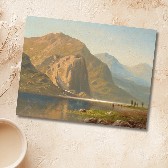 Yosemite Majestic Ligcape av Albert Bierstadt Vykort (Skapare uppladdad)