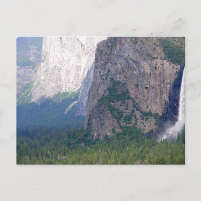 Yosemite Möhippa Veil Fall Vykort (Framsida)