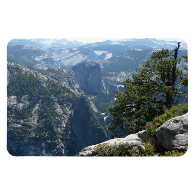 Yosemite Mountain View i Yosemite National Park Magnet (Horisontell)