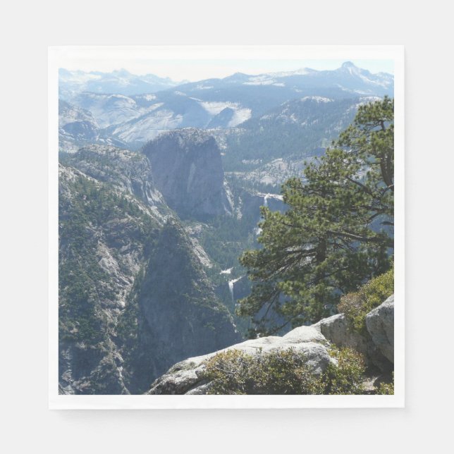 Yosemite Mountain View i Yosemite National Park Pappersservett (Framsidan)
