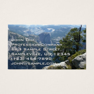 Yosemite Mountain View i Yosemite National Park Visitkort