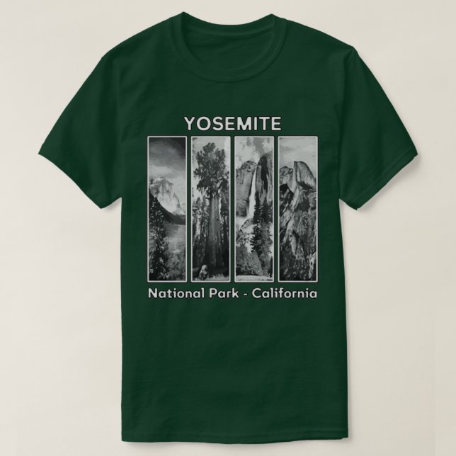 Yosemite National Park 1890 Wilderness 1 T Shirt (Design framsida)