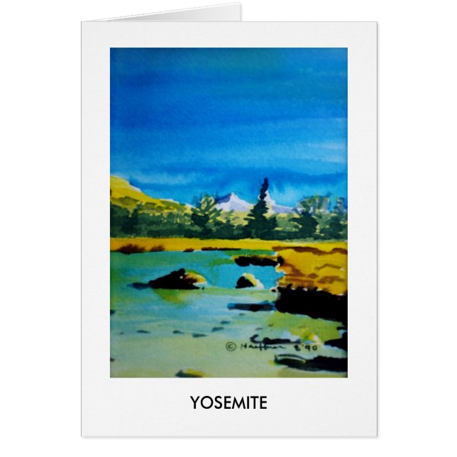 Yosemite National Park #2 Hälsningskort (Framsidan)