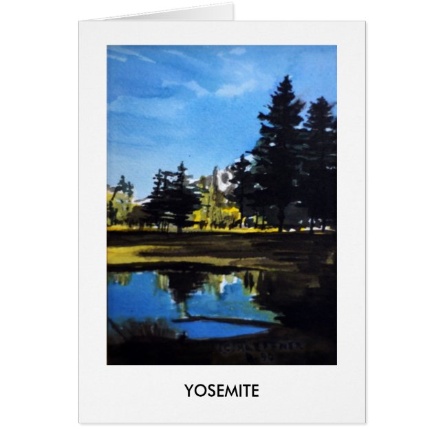 Yosemite National Park #3 Hälsningskort (Framsidan)