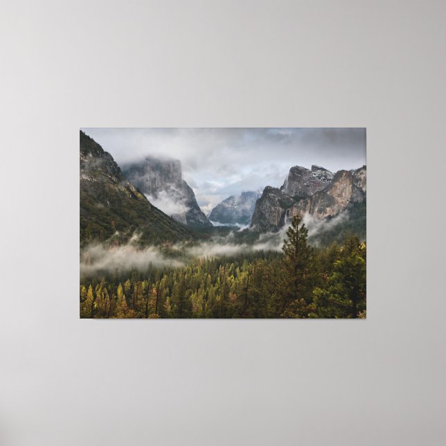 Yosemite National Park (60" x 40")  Canvastryck (Framsida)