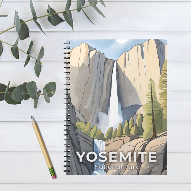 Yosemite National Park | Akvarell Resa Anteckningsbok (Skapare uppladdad)