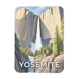 Yosemite National Park | Akvarell Resa Magnet