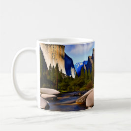 Yosemite National Park är en känd nationalpark Kaffemugg